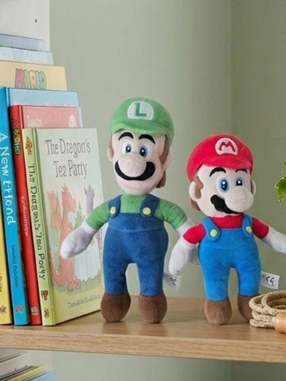 Nintendo Super Mario & Luigi Plush Set of 2 Official Character Stuffed Toys